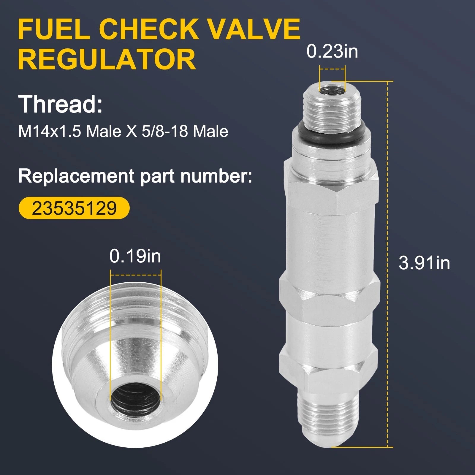 Fuel Check Valve Regulator for Detroit Diesel Series 60 (1992-2007)