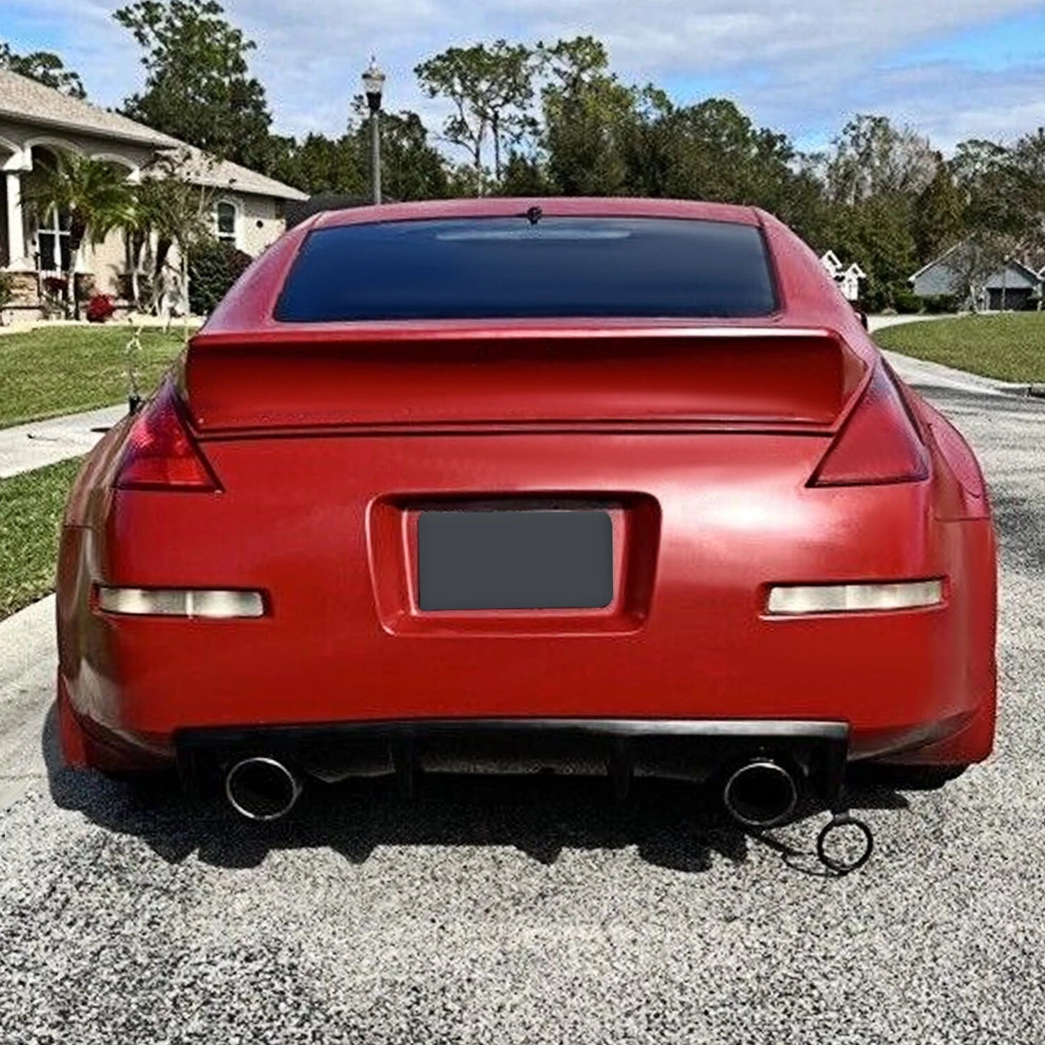 Paintable Ducktail Rear Trunk Spoiler for Nissan 350Z Z33 (2003–2008)