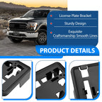 Front Bumper License Plate Bracket Frame Holder for Ford F-150 (2021–2023)