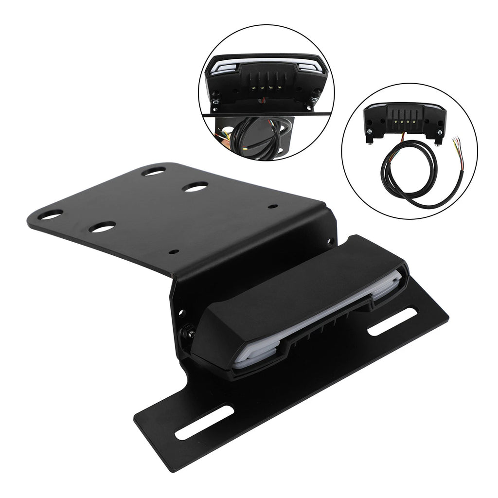 License Plate Holder Bracket for Kawasaki D-Tracker-X KLX250 S/SF (2008–2022)
