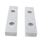 Set of 2 Machined Aluminum Reversible Soft Jaws for 6" Vises
