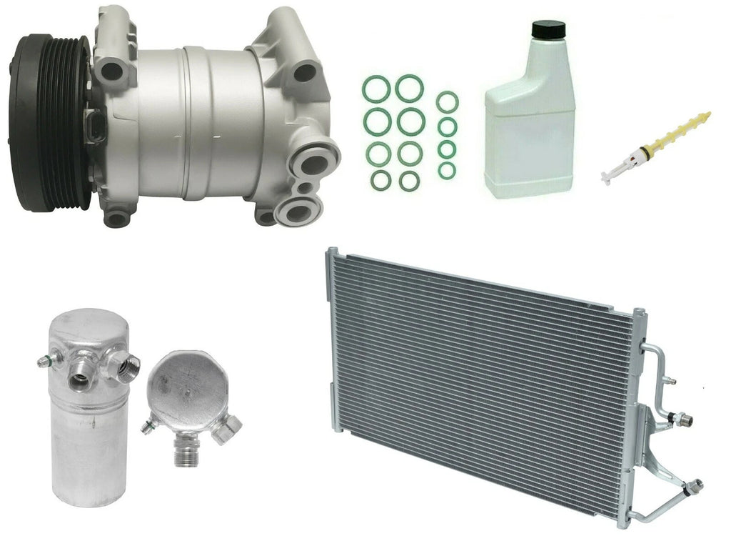 AC Compressor Kit Replacement with Condenser for Nissan Navara (2005-2015)
