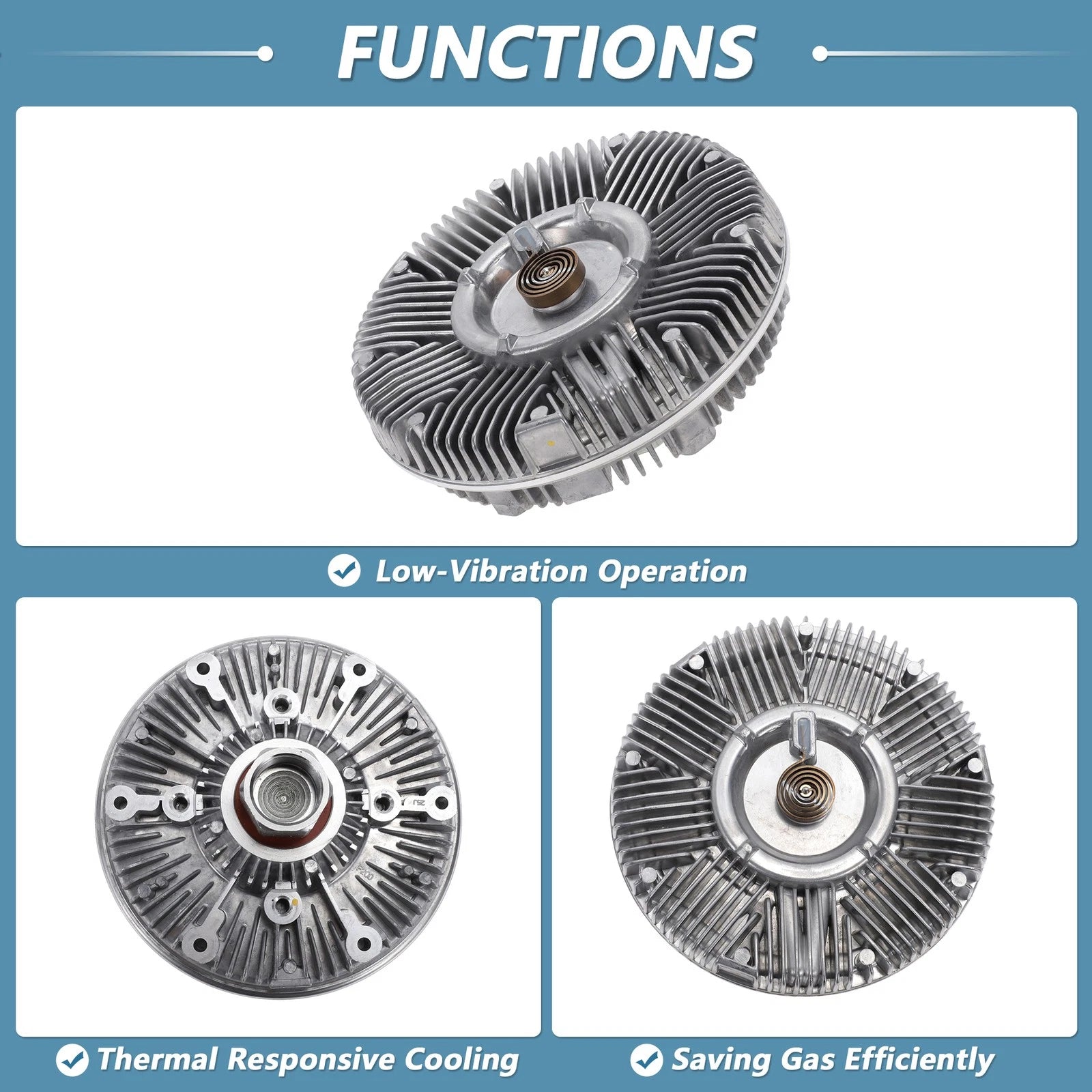 Engine Cooling Fan Clutch for Chevrolet Trailblazer (2006–2009) No.1540144