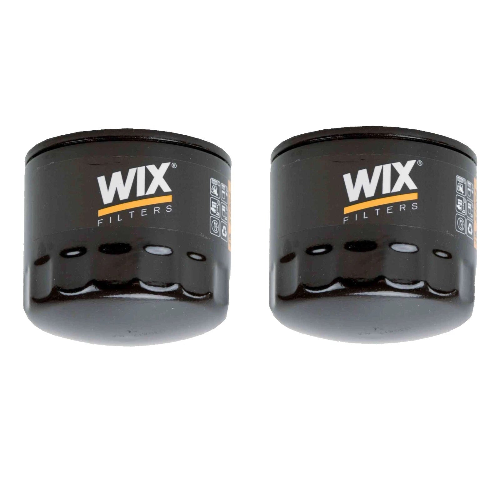WIX Engine Oil Filters Pair Set of 2 for (Spin-On)