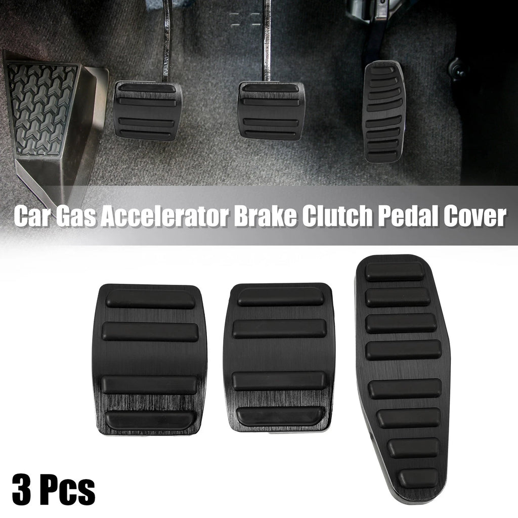 3 Pcs Gas Accelerator Brake Clutch Pedal Cover for Suzuki Jimny (2018–2023)