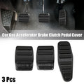 3 Pcs Gas Accelerator Brake Clutch Pedal Cover for Suzuki Jimny (2018–2023)