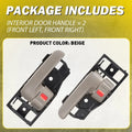 2X Door Handle Trims for Toyota Tundra (2000–2006) Beige EXV