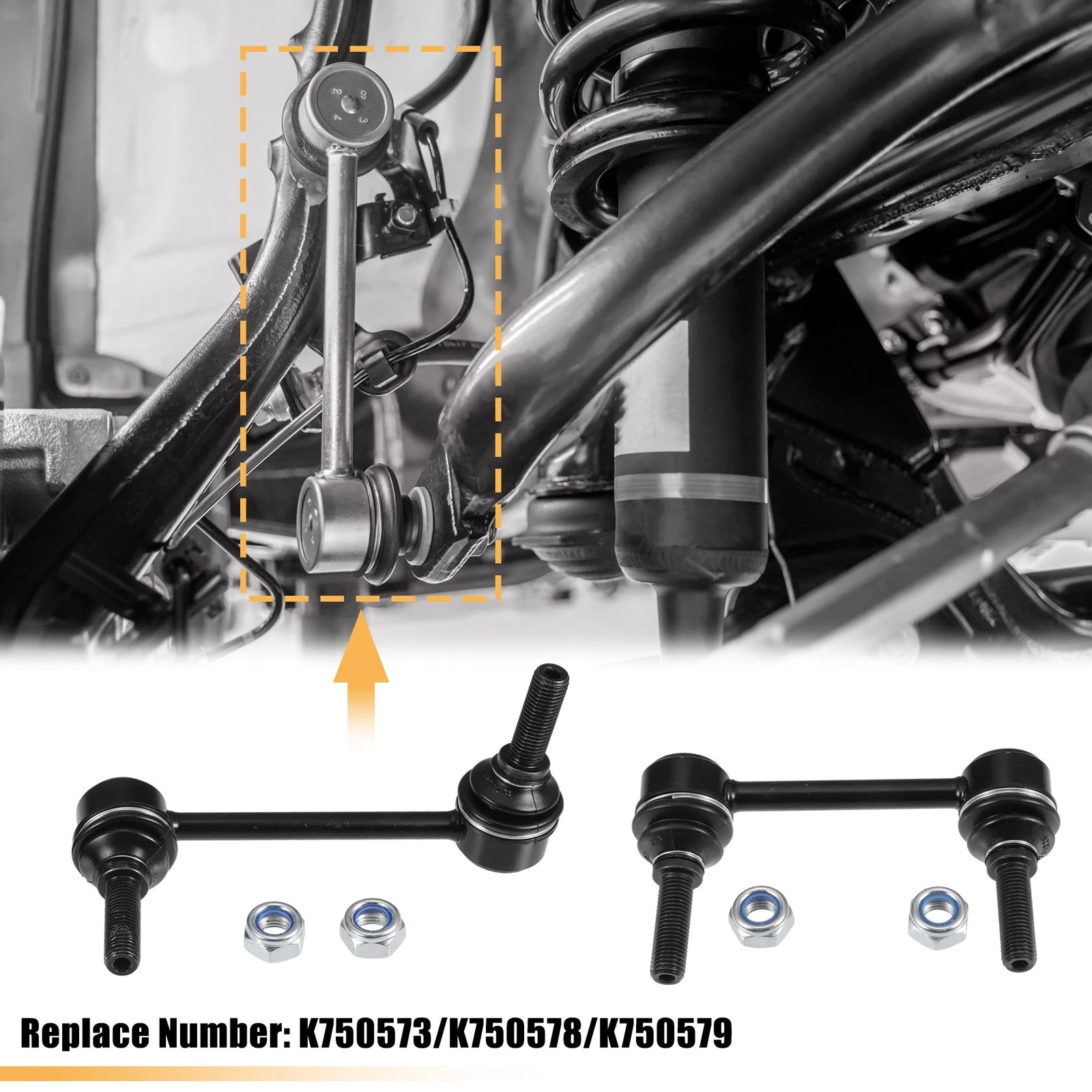 Set of 4 Sway Bar Links for Jeep Grand Cherokee (2011) No.K750573