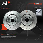 Front Drilled Brake Rotors & Ceramic Pads for Chevy Cobalt HHR (2005–2010)