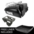 Chopped Trunk Backrest Solo Mount Rack for Harley Touring Road King (2014–2026)