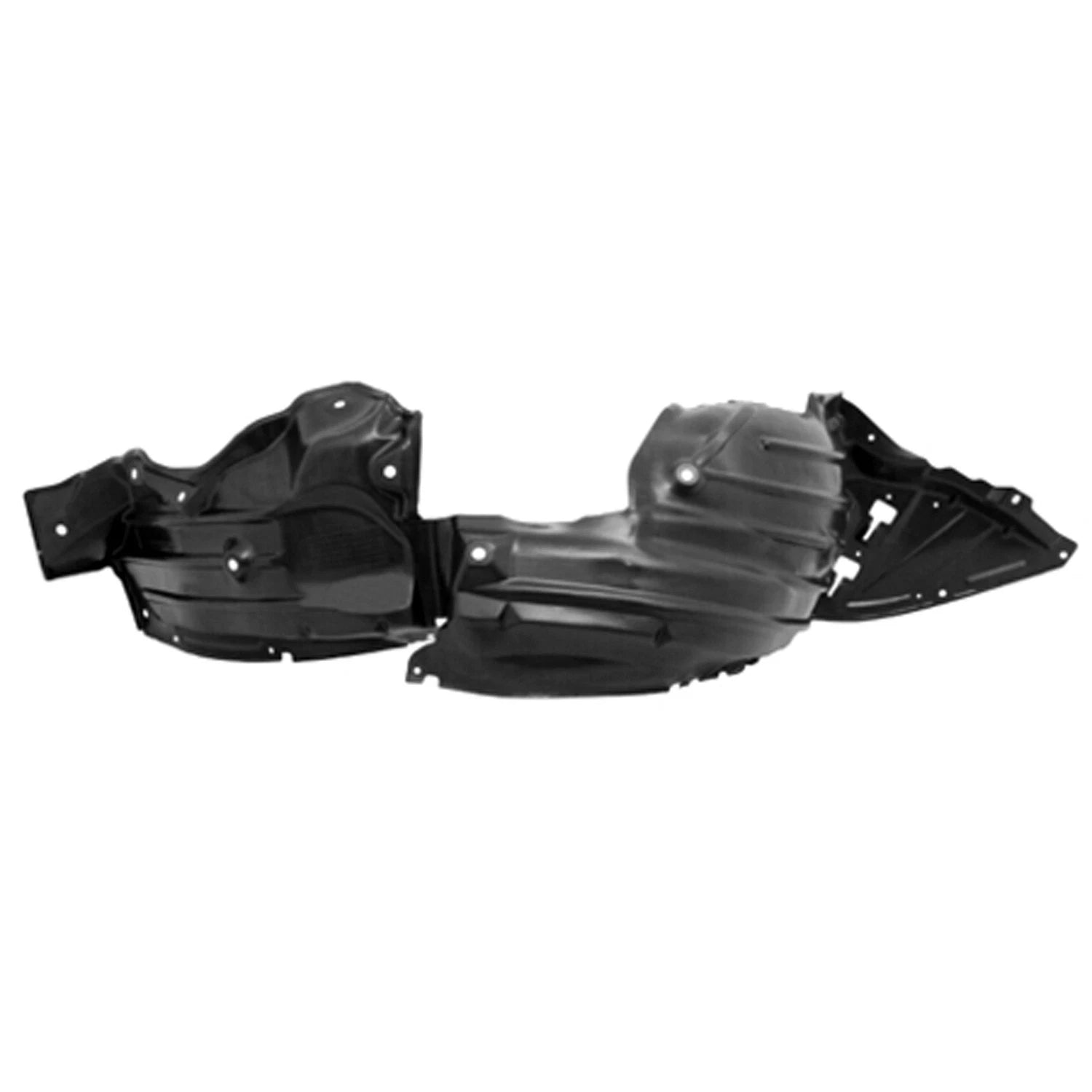 Replacement Polypropylene Passenger Side Front Fender Liner-See Compatible Chart