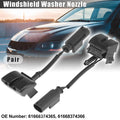1 Pair Heated Spray Nozzles for BMW 3 Series E46 (1997–2005) 61668374365 61668374366