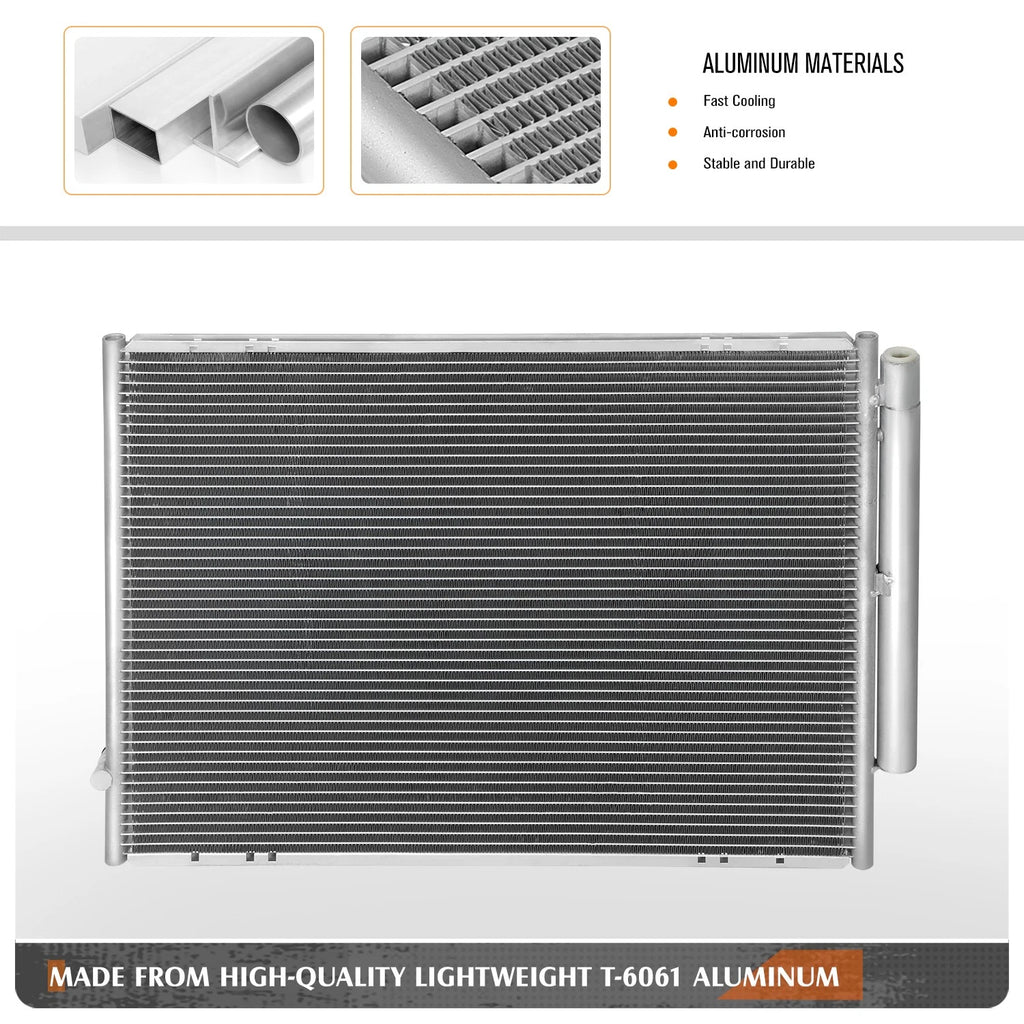 A/C Condenser for Lexus RX330 RX350 (2006–2009) OE Style Aluminum Core