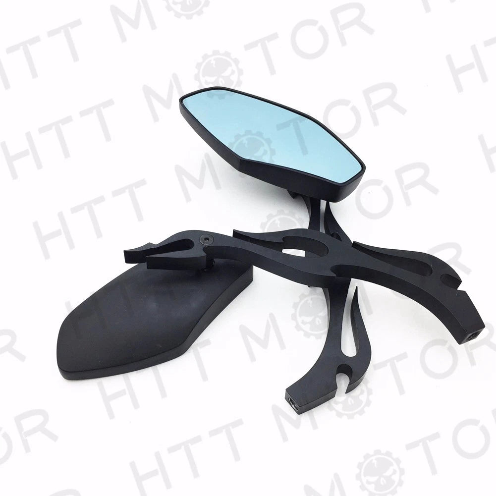 Rearview Mirrors for Honda Suzuki Chopper Bobber Cruiser (8-10mm)