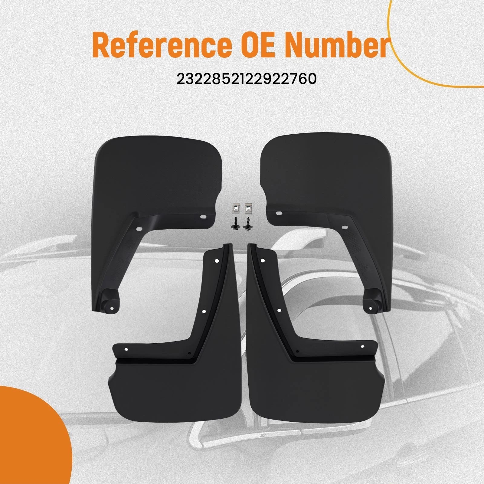 Mudguards Fender Set for Chevrolet Tahoe (2015-2020)