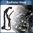 Radiator Hose for Volkswagen Golf SportWagen (2015–2019) 5Q0122101CF Black