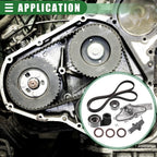 Set of 1 Timing Belt with Water Pump for Honda Accord (2003–2017)