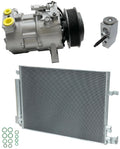 AC Compressor Kit with Condenser for Chevrolet Camaro 3.6L (2016–2016)