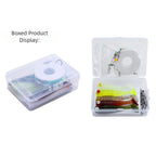 Fishing Lure Set of 5 Soft Silicone Baits with Swivel Hook (55cm, 7cm)