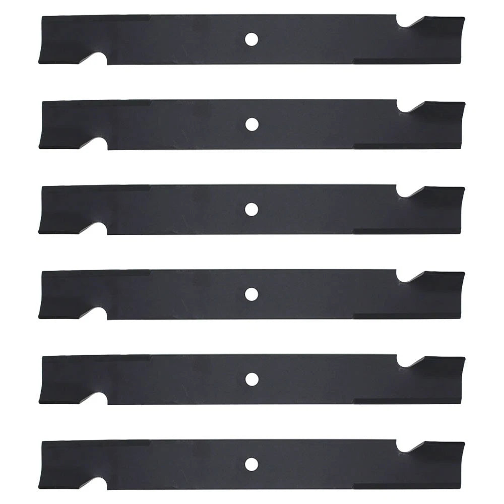 Set of 6 Heavy Duty 21" Lawn Mower Blades for Bad Boy Zero-Turn (Fits Models)
