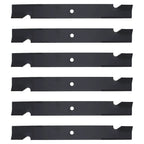 Set of 6 Heavy Duty 21" Lawn Mower Blades for Bad Boy Zero-Turn (Fits Models)