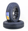 Set of 2 WINDA ST205/75R15 8-Ply Trailer Tire Rims 5 Lug Black Mod (2015–2023)