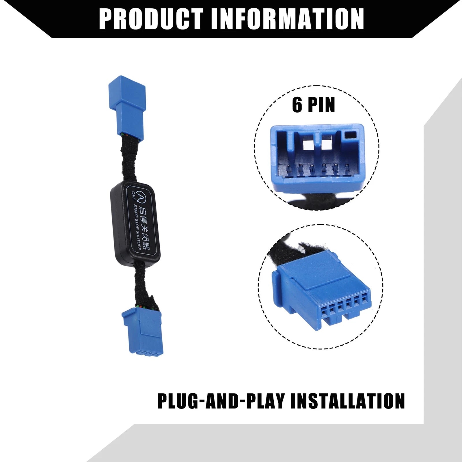 Auto Start Stop A-Off Cable Replacement for Toyota RAV4 (2020–2023)