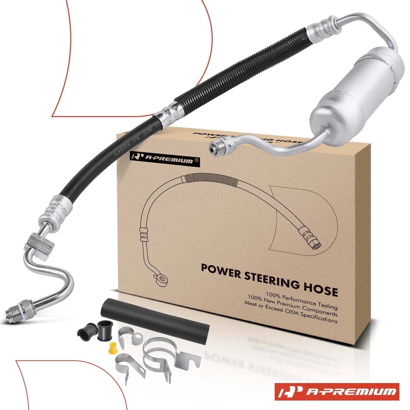 Power Steering Pressure Line Hose for Ford Taurus Sable (1999–2001)