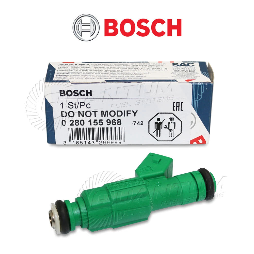 Set of 6 Bosch 0280155968 440cc 42lb EV1 Fuel Injectors for