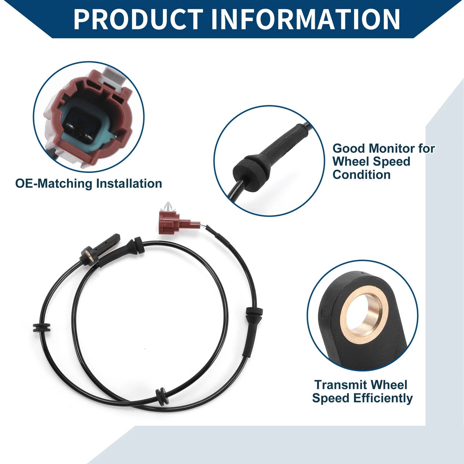 ABS Wheel Speed Sensor No. 47901EA015/479019CA6A for Nissan Frontier (2005–2023)