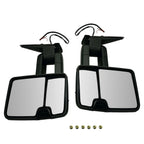 Pair Manual Towing Mirrors for Chevy Silverado 1500 GMC Sierra 1500 2500 3500 (2007–2018)
