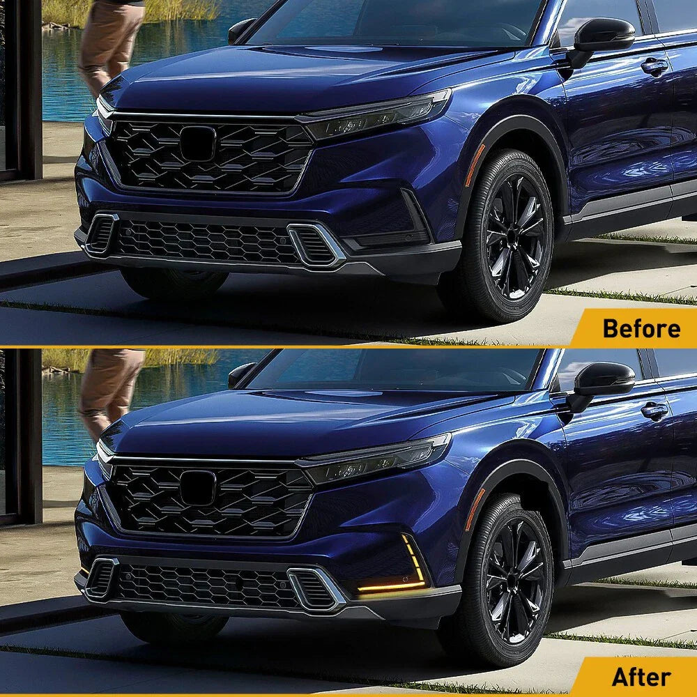 LED DRL Fog Lights w/ Turn Signal for Honda CR-V (2023-2025)
