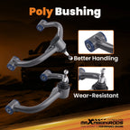 Front Upper Control Arms for Silverado Sierra 2500 HD 3500 HD (2011–2019)