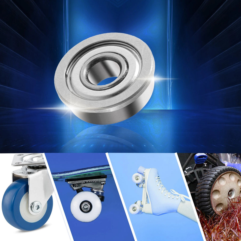 10 Pcs F694ZZ Flanged Bearings for Various Applications (703820135777)