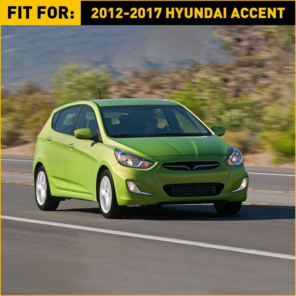 2X Front Bumper Bracket Retainers for Hyundai Accent (2012–2014)