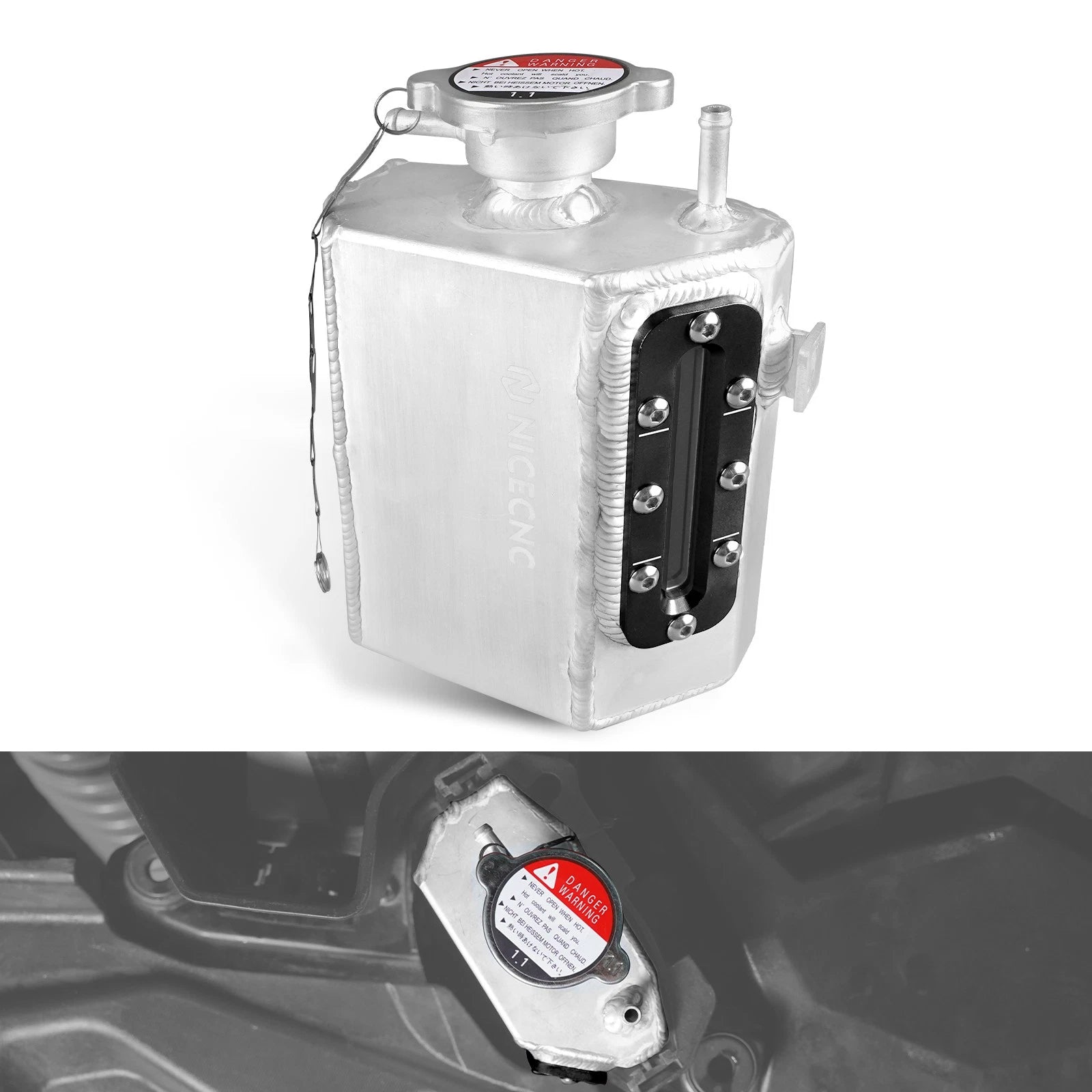 Radiator Coolant Tank Reservoir for Can-Am Maverick X3 (2017–2023)