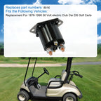 Set of 5 Solenoids for Club Car DS Golf Cart (1976–1998)