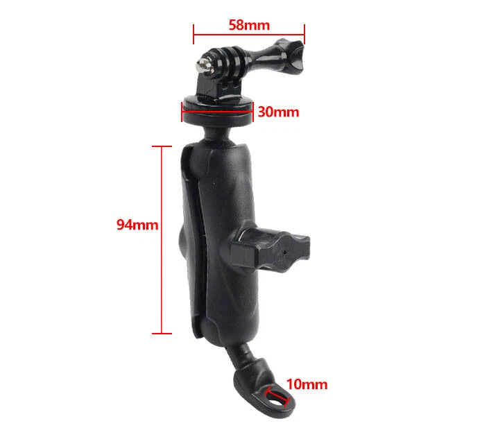 360° Motorcycle Mirror Camera Mount Bracket Holder for GoPro