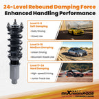 24 Way Coilover Shocks for Honda Civic CRX (1988–1991) Integra (1994–2001)