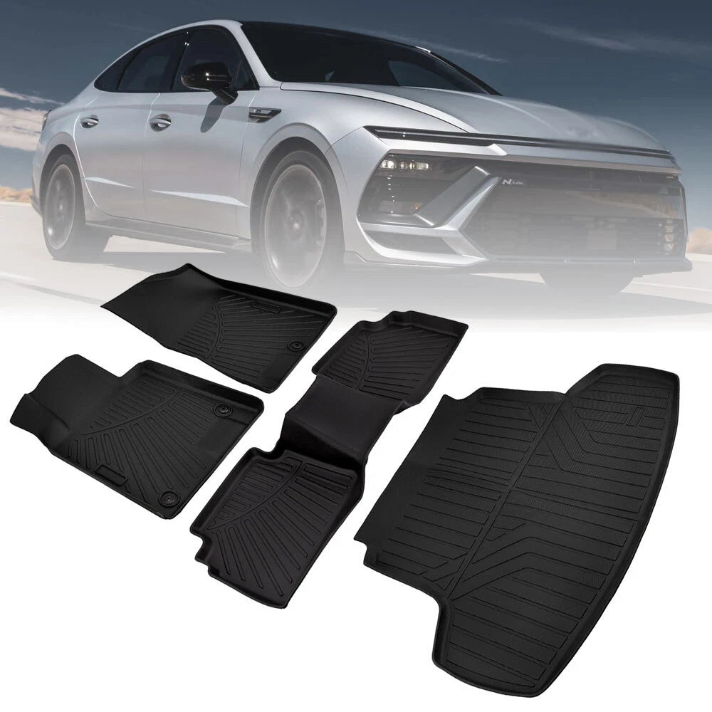 All Weather Floor Mats Liners for Hyundai Sonata (2020–2025)