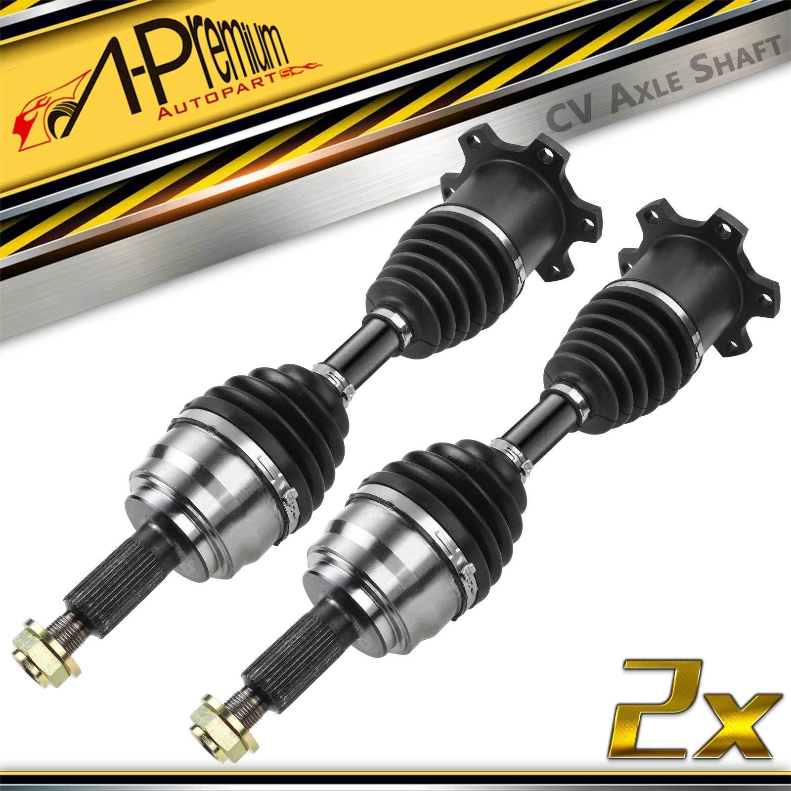 2X Front CV Axle Assembly for Ford F-150 (1997–2003) Expedition Lincoln