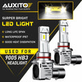 AUXITO 9005/HB3 LED Headlight Kit for Hi Beam (24000LM, 6500K, 200W)