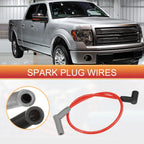 8 Pcs Spark Plug Wire Ignition Coil Cable for Ford SBF Small Block 