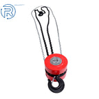 3 Ton Manual Chain Hoist for Heavy-Duty Lifting (10' Lift, 2 Hooks)