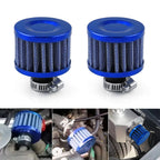 2Pcs Air Intake Filter Turbo Vent for Universal Car Breather Valve Cover
