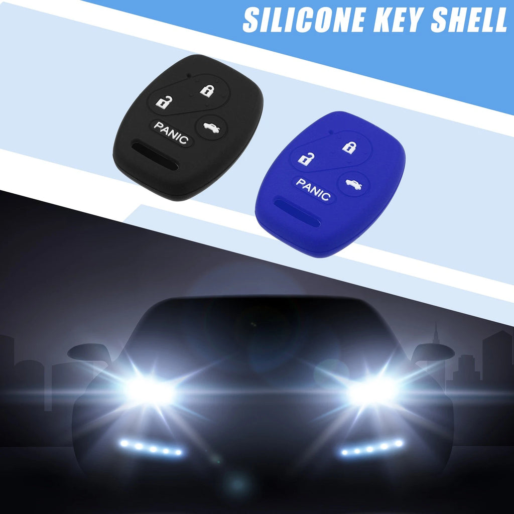 2X Smart Key Fob Cover for Honda Accord Civic CR-V Pilot (Pack of 2)