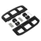 Matte Black Driver Footboard for Harley Street Road Glide (2009–2024)