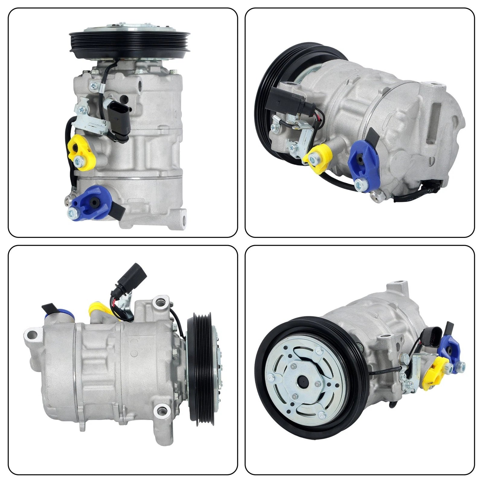 AC Compressor for Porsche Cayenne Panamera Audi Q7 Q8 (2017–2023)