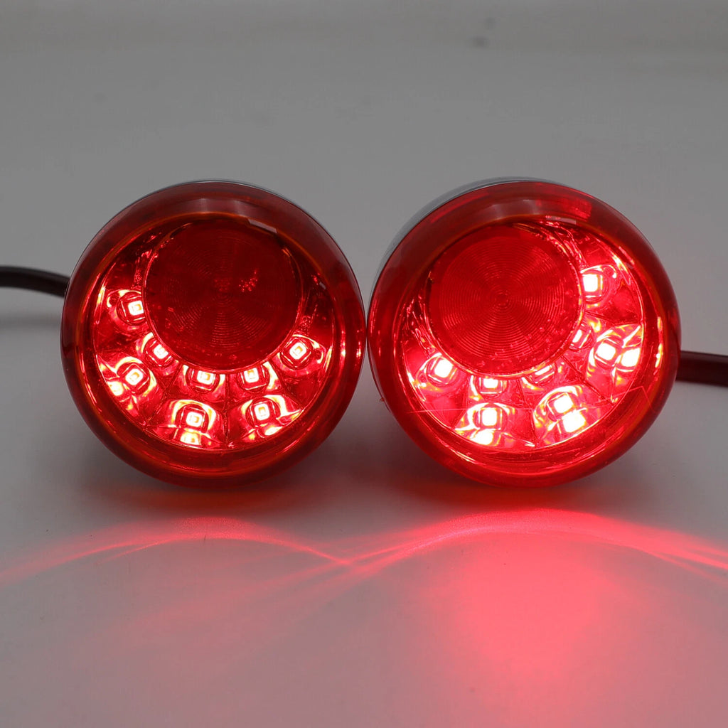Amber Lens Rear LED Running Brake Turn Signal Indicator Light for Harley (1992–2017)