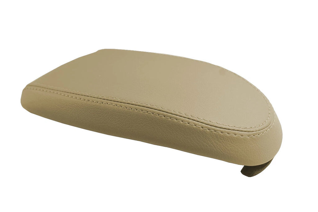Leather Console Lid Pull Over Cover for Ford Focus (2000–2007) Beige